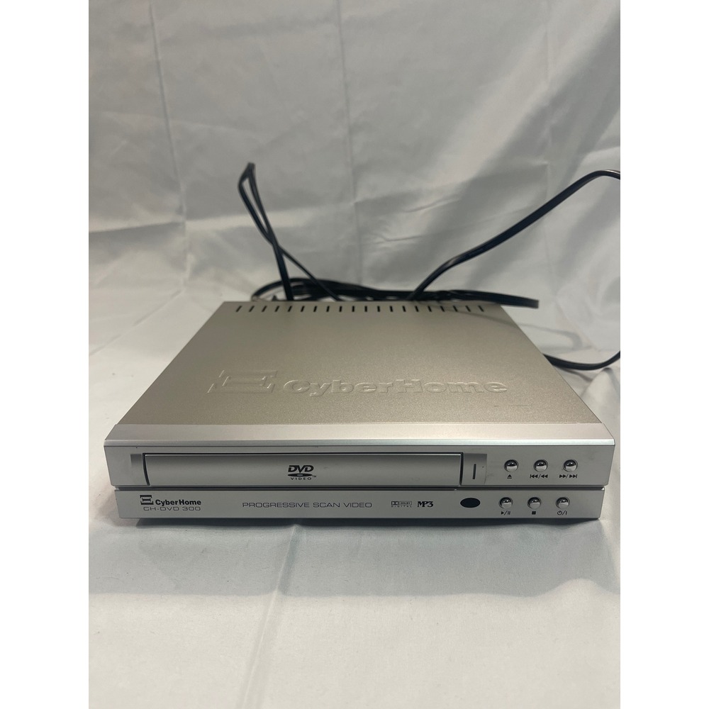 CyberHome CH-DVD 300‎ Progressive Scan DVD Player MP3 CD Player Compact WORKS
